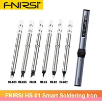 FNIRSI HS01 Original Smart Soldering Iron HS-01 PD Solder Cautin Station HS 01 Welding Equipment Electric Machine Tools FM65 Tip