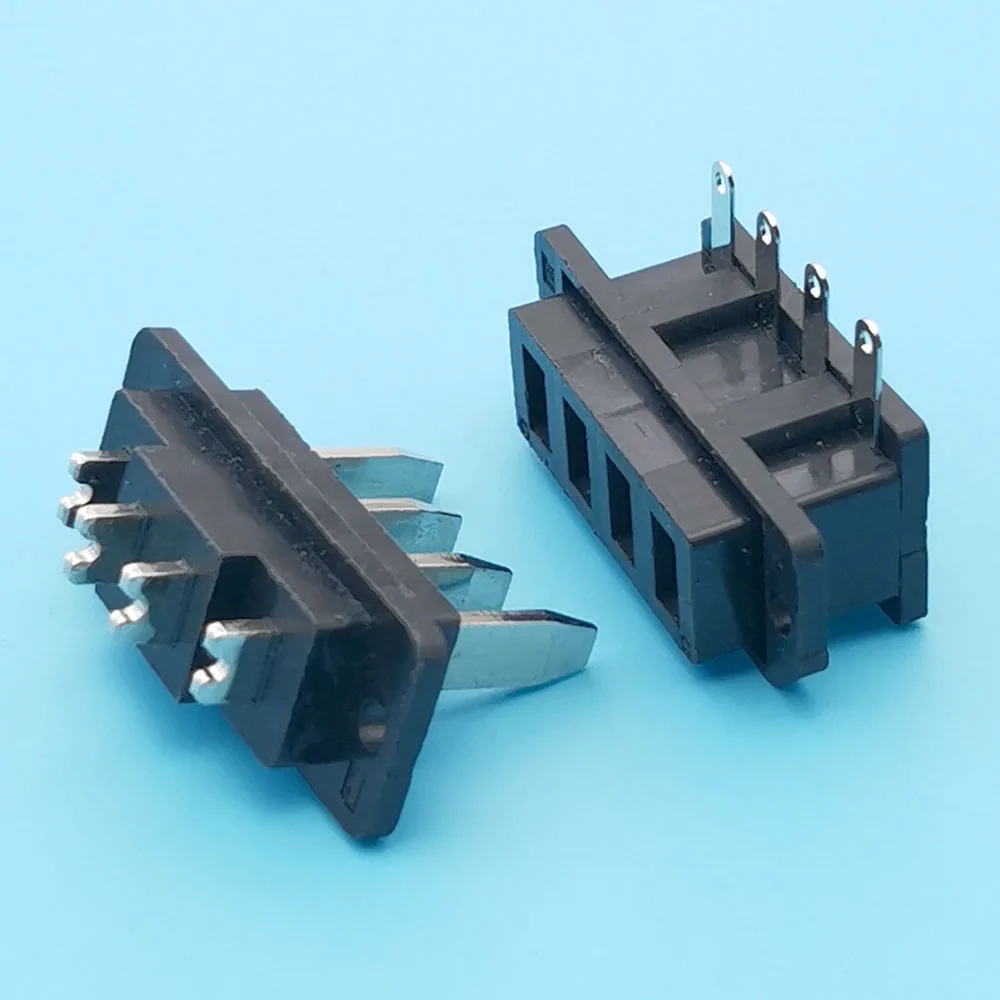 

1pc Lithium Battery Wiring Socket 30A 4P High Current Plug socket Ebike Electric Powered Vehicle Battery Connector 4-Pin Male Fe