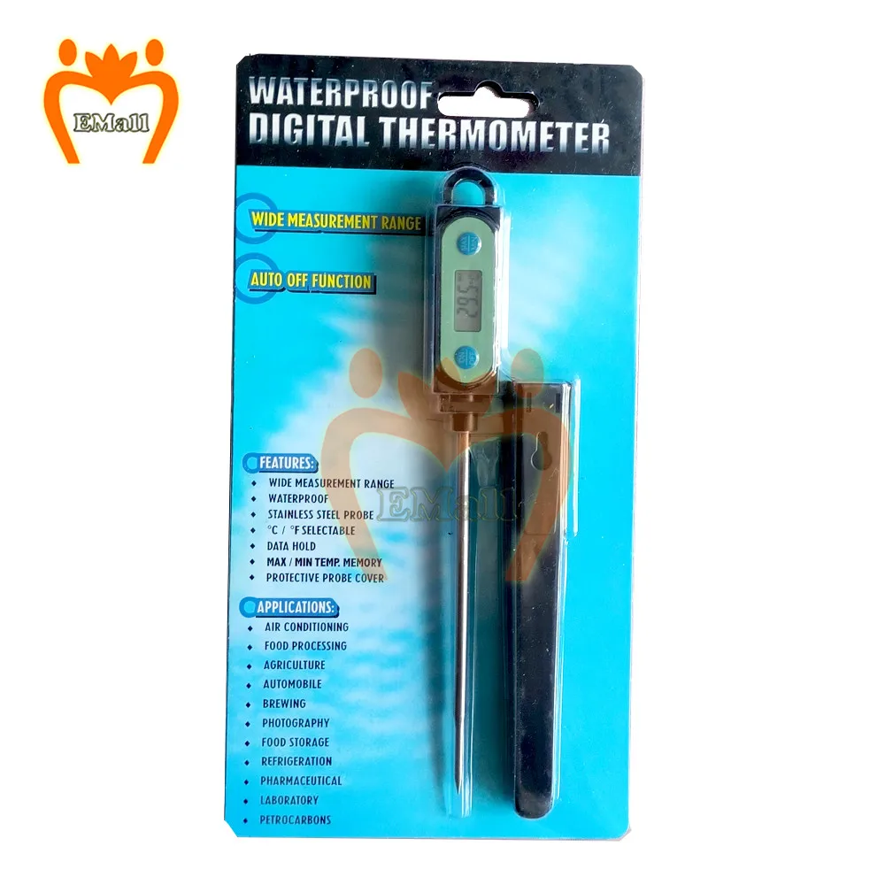 Termometro digitale per carne cottura cibo cucina sonda per barbecue acqua latte olio forno liquido sensore di temperatura digitale misuratore termocoppia