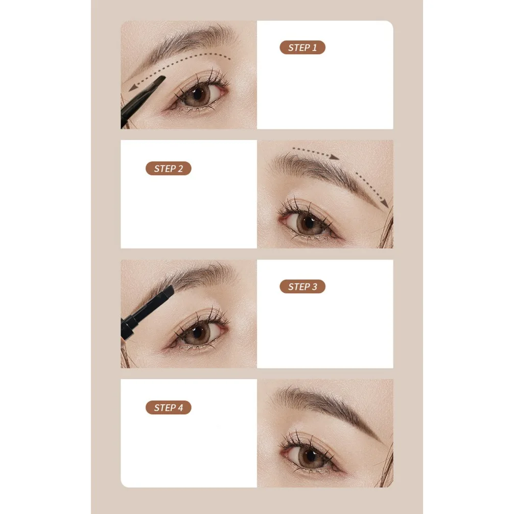 Double Ended Eyebrow Tint Mascara Waterproof Natural Color Smudge Proof Private Label Custom Logo Vegan Makeup Wholesale