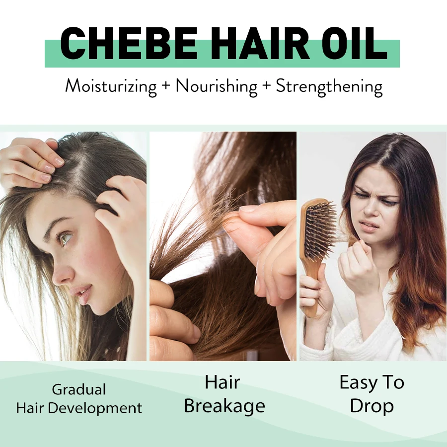 GOIPLE Chebe & Rosemary Essential Oil Moisturizing and Nourishing Hair Product Promote Healthy Hair Oil Smooth Shiny Conditioner view 2