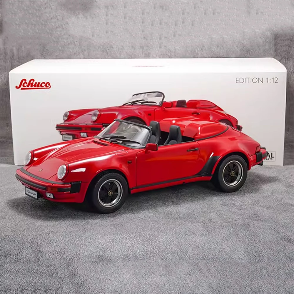 Schuco 1:12 911 Speedster Red Convertible Sports Car Simulation Alloy Die-Cast Car Model