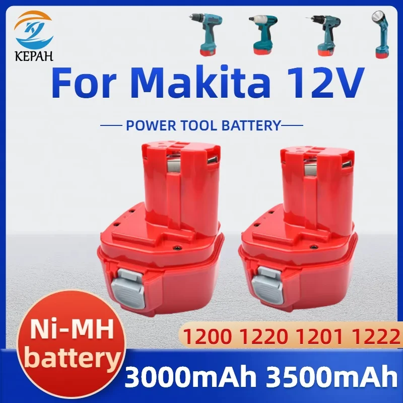 

Электроинструмент Аккумуляторная батарея 12 В 3500 мАч NI-MH для дрелей Makita 1220 1222 1235 1233 PA12 1235B 192681-5