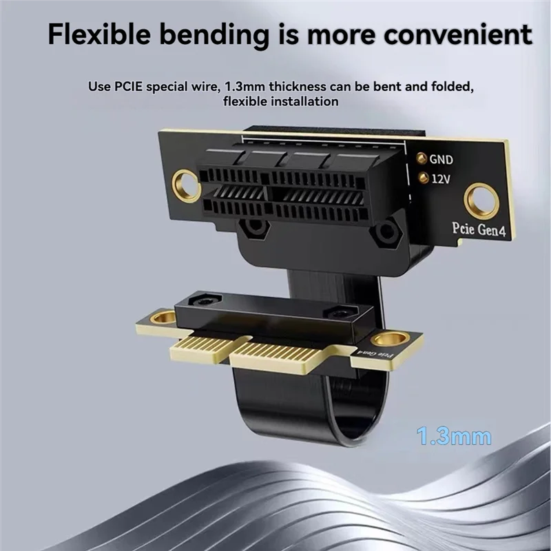 BNVN-PCIE4.0X1 تمديد بطاقة الشبكة اللاسلكية فتحة صغيرة DMA مجلس التمهيد بطاقة كابل محول بطاقة الصوت بطاقة اكتساب