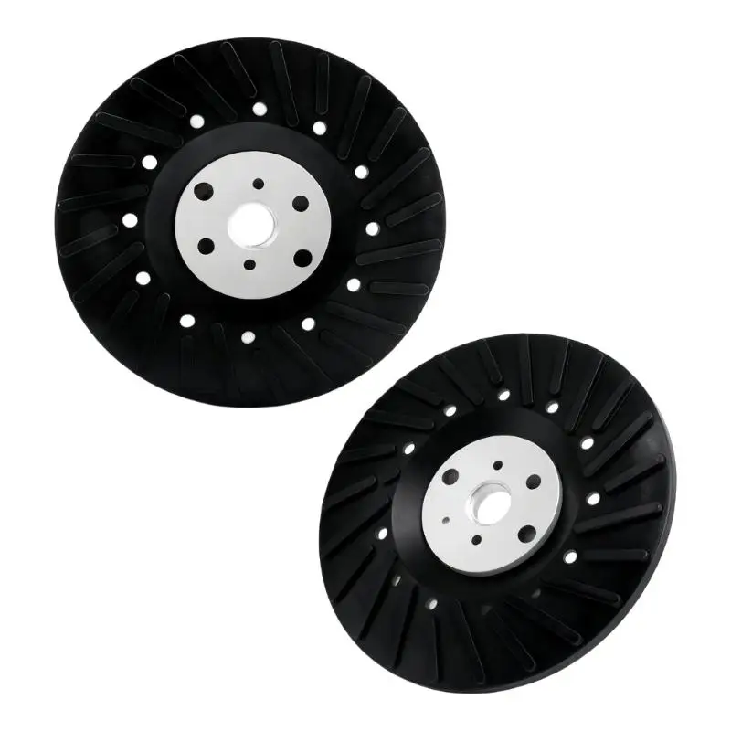 Two Pack Alloy Support Grinding Pads For Resin Fiber Discs Even Pressure Spread For Smooth Grinding Operations D2RD