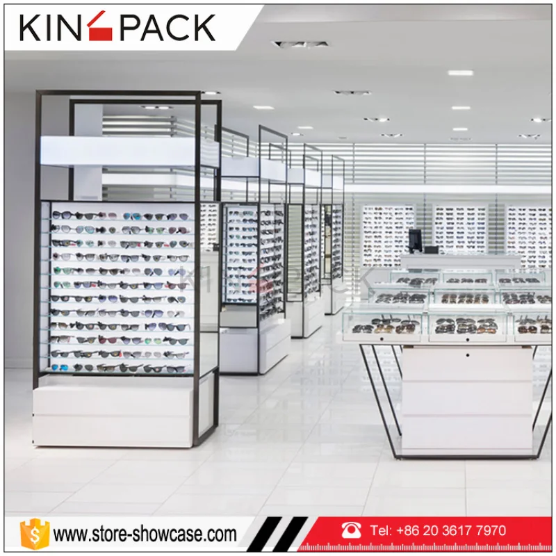 Custom. Sunglasses display optical shop interior furniture design eyeglass showcase