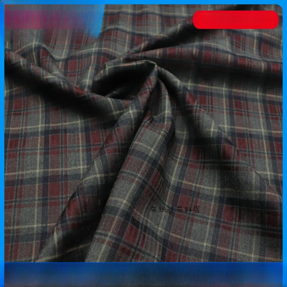 

Ткань Geode Academy: винно-красная, серо-коричневая, в клетку, смесовая ткань TC, немнущаяся, для весенне-осенних костюмов JK, для домашнего декора и рукоделия