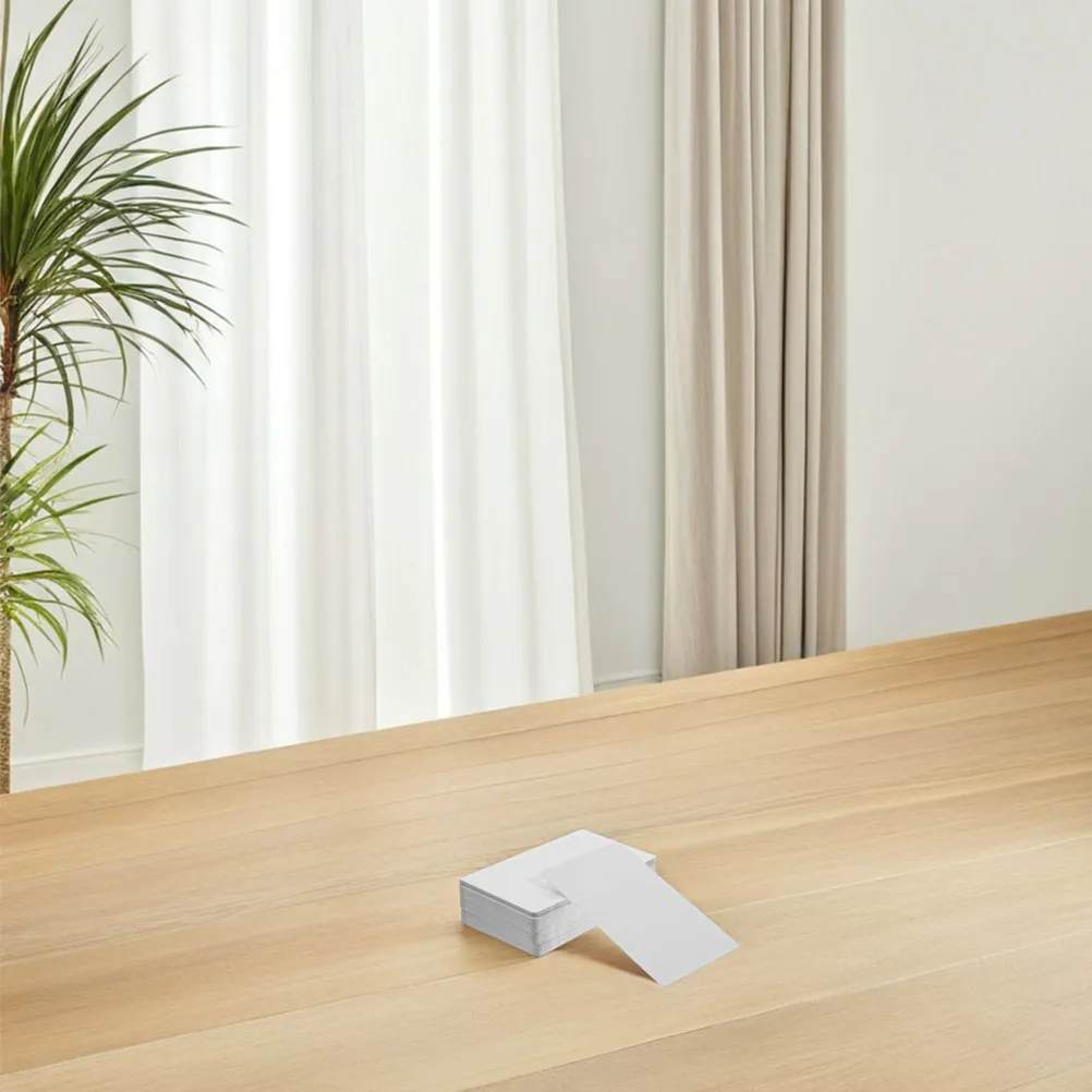 

200Pcs Sublimation Blank Metal Business Cards Thick Aluminum Alloy DIY Engraving Plate for Office Customer Printing