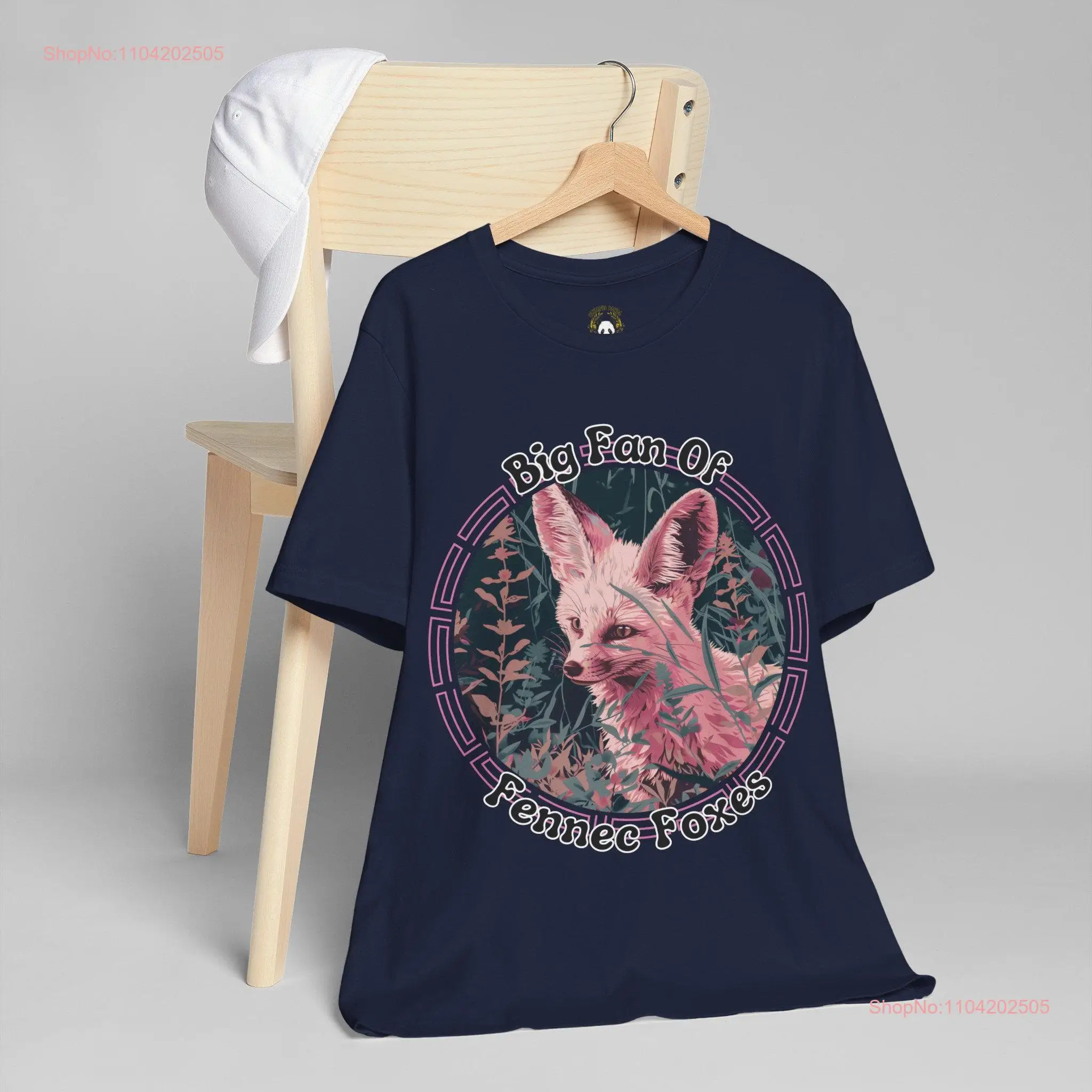 Fennec fox T Shirt big fan of foxes funny animal lover cotton tee long or short sleeves