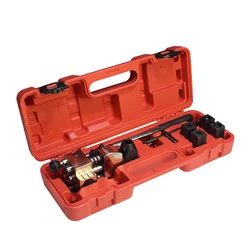 Pro Steel /Copper Tube Brake Line Flaring Tool Kit 3/16”, 1/4”, 5/16”, 3/8” Tubing Single&Bubble &Double Flare