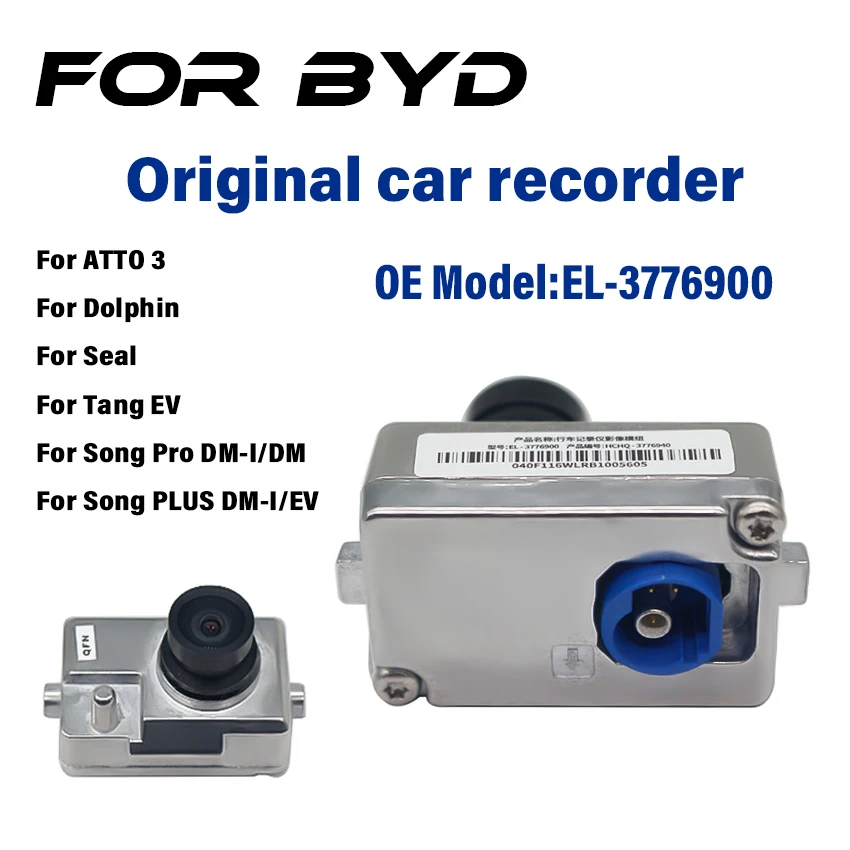 Pour BYD Dolphin Seal Act 3 Atto 3 Yuan Song Tang Ev, accessoires de voiture d'origine DVR, caméra embarquée ADAS GPS OE EL-3776900