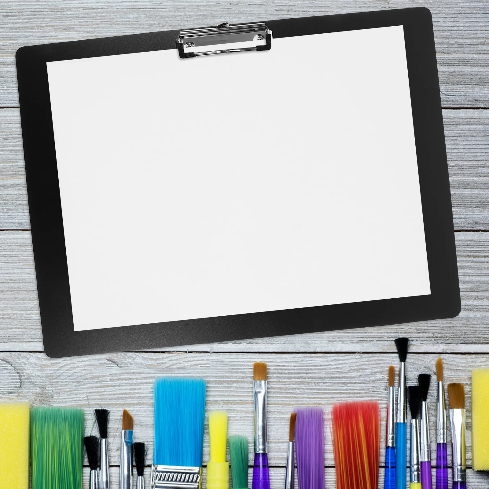 

A3 Clipboard Plastic Heavy Duty Drawing Board Metal Clip For Painting Writing School Office Use Horizontal Paper Clip Board