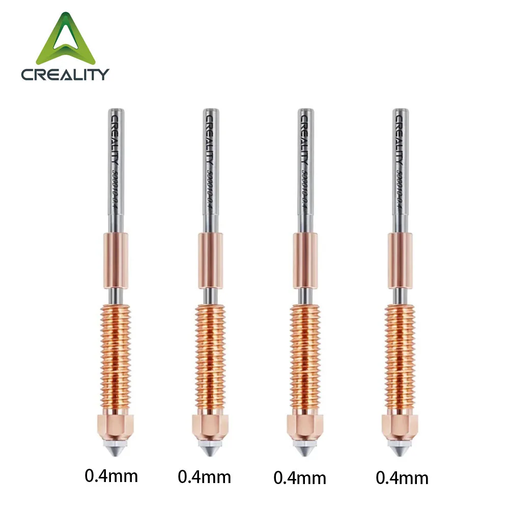 קריאתיות חד קרן זריק החלפה חד-קרן זריק 0.4m3d חלק זרבובית פלדה מוקשה משודרגת עבור k1 Max_K1C_Ender-3 V3 פלוס