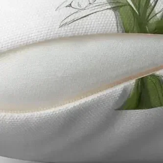 Snowdrop- وسادة رمي زهرة الشتاء وسائد عيد الميلاد تغطي وسائد السرير غطاء الوسادة الزخرفية وسائد الأريكة الفاخرة #2