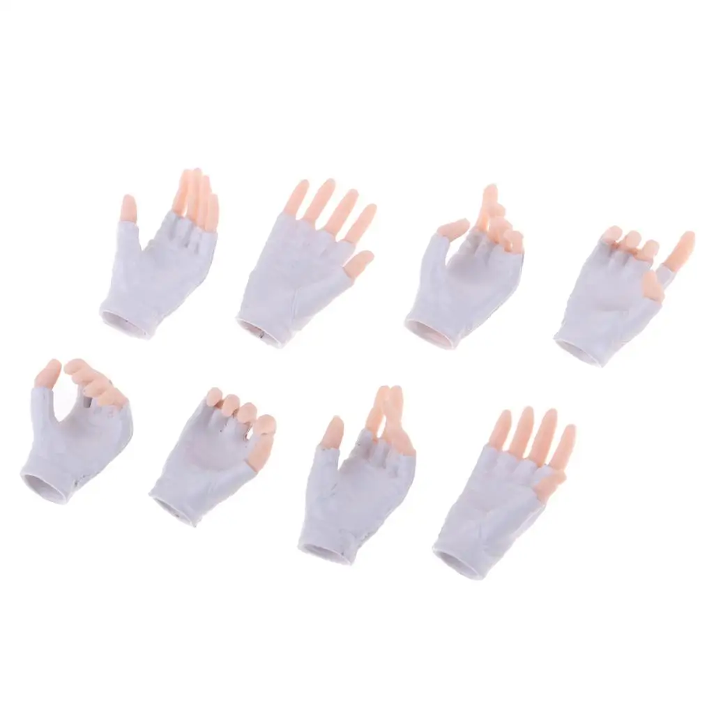 1 6 Scale Articulated Female Hand Model with Gloves for 12inch Figure Body Sport Girl Accessories