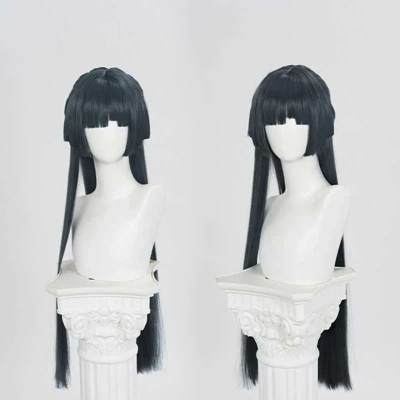 새로운 게임 Zenless Zone Zero Astra Yao 코스프레 가발 소녀 긴 머리 내열성 합성 가발 카니발 할로윈 액세서리