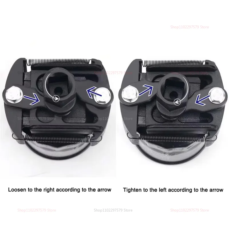 العالمي قابل للتعديل اثنين الفك فلتر زيت وجع 60-80 مللي متر الصلب مزيل الوقود المصبوب الأسود لصيانة السيارات دراجة نارية #6