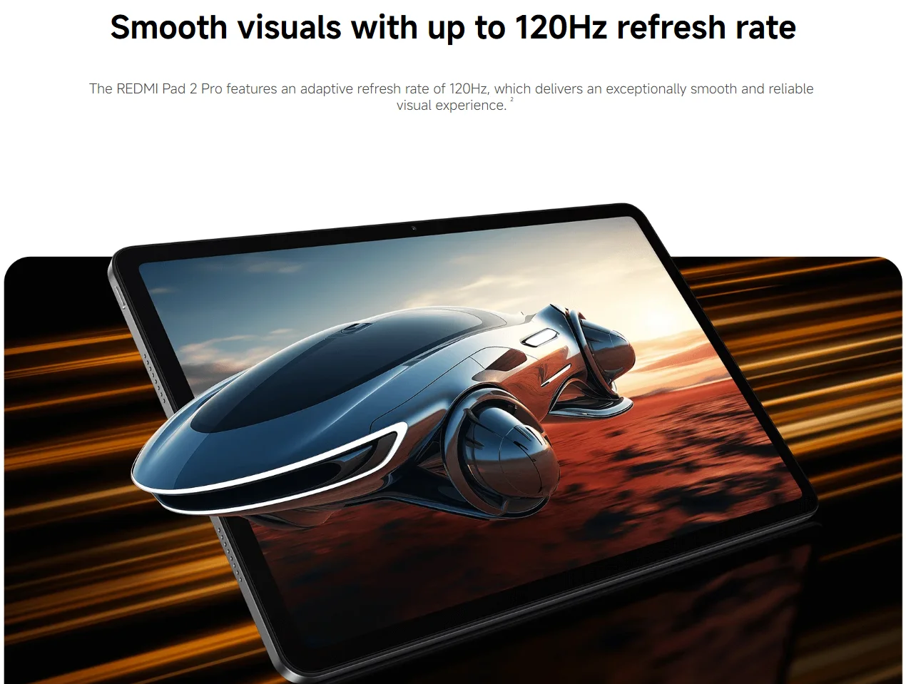 Tablet Xiaomi Redmi Pad 2 Pro 12,1 cala 2.5K 120Hz Snapdragon ® 7S Gen 12000mAh 27W Przewodowe ładowanie w kierunku przeciwnym do ruchu zegara z funkcją Reverse Charging — zdjęcie produktu 4