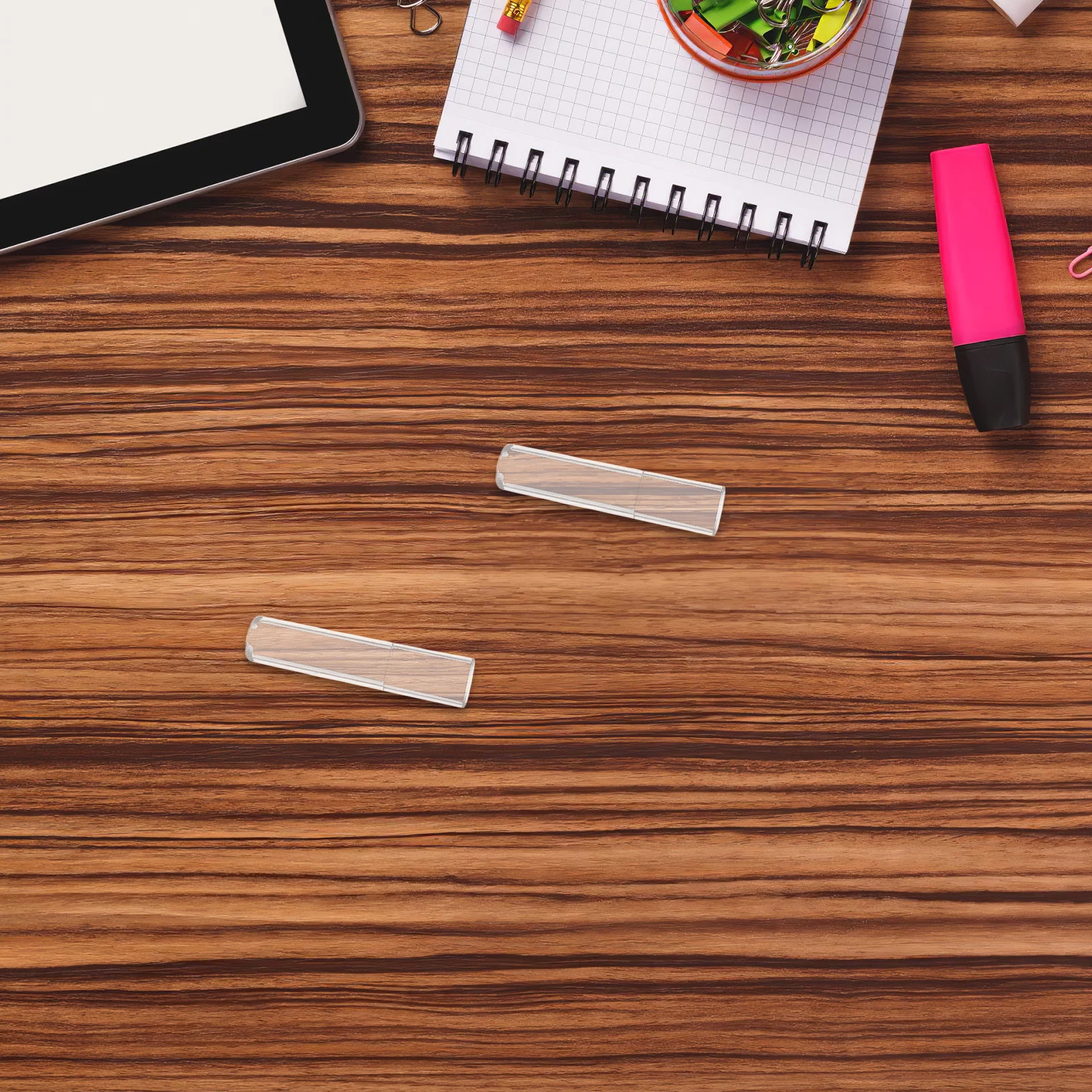 

100Pcs Clear Plastic Pencil Caps Universal Fit Pencil Tip Protector Transparent Pen Cover for School Office Art Tools