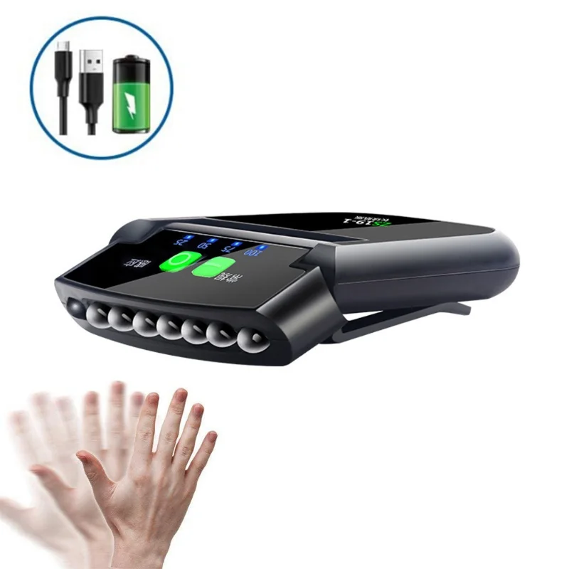 

Светодиодный фонарь-кепка с регулируемым креплением, перезаряжаемый, с индикатором заряда, водонепроницаемый, для зимних шапок