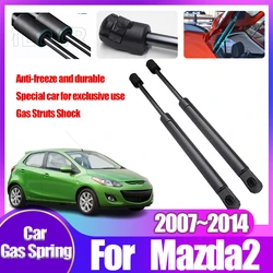 Car Supports Spring For Mazda2 Mazda Demio DE 2007-2014 2013 2012 2010 Tailgate Gas Hydraulic Bars Shock Damper Auto Accessories