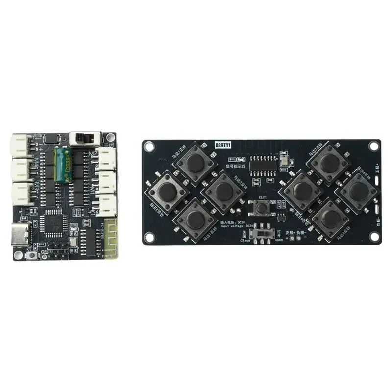 A63T-2.4G 9 Channel Programmable RC Receiver Kit, DIY Accessory For RC Car Boat, Support Motor Servo Brushless ESC
