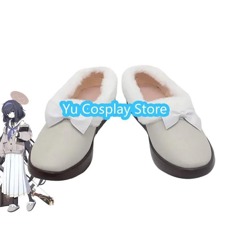 

Yu-Cosplay Kozeki Ui Cosplay Shoes Game Blue Archive Cosplay Prop PU Leather Shoes Halloween Carnival Boots Custom Made