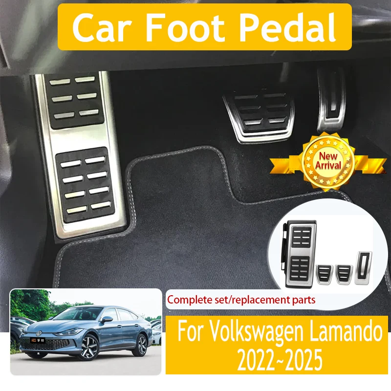 

Car Foot Pedal For Volkswagen VW Lamando 2022 2023 2024 2025 Car-Styling Brake Pedals Stainless Accelerator Cover Car Acessories