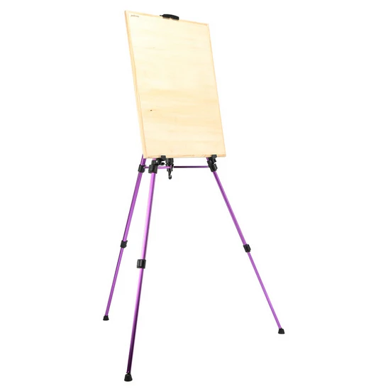 Colored Easel art set Aluminium Alloy Folding Painting Easel Frame Artist Adjustable Tripod Display Shelf  Outdoor