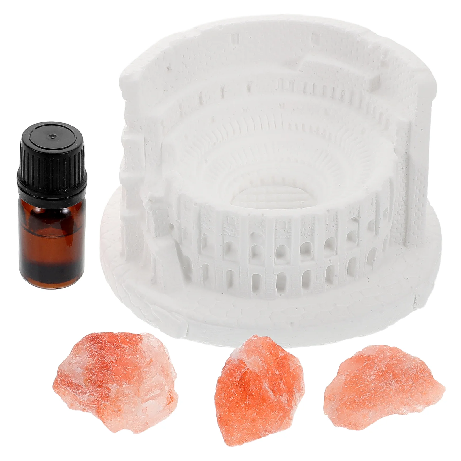 Aromatherapy Diffuser Stone Salt Rock Jewelry Diffusers Tablet Pendant Car Crystal