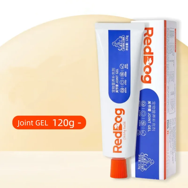 

RedDog Joint GEL 120г: Кальциевая добавка для животных, укрепляющая кости, питательный кальциевый гель для улучшения физического состояния кошек и собак