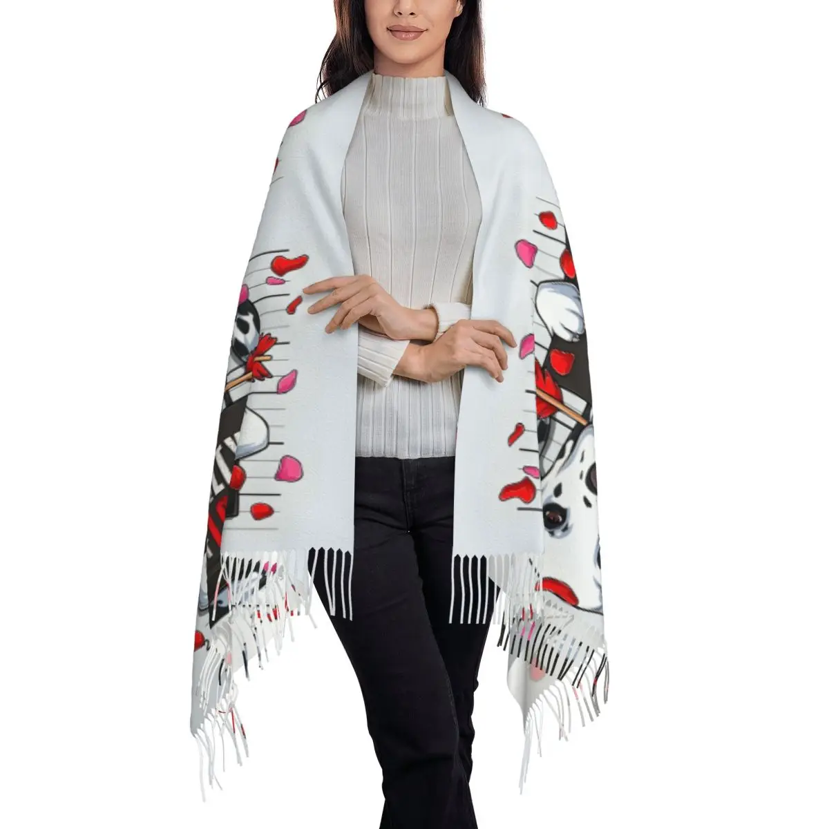 مخصص شرابة وشاح المرأة لينة أنيمي 101 شالات الكرتون يلتف الأوشحة الشتوية الإناث