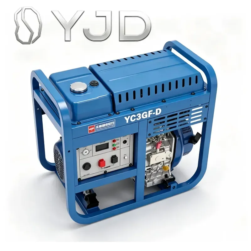 YJD YC3GF-D 2.8KW Portable Diesel Generator Set 230V Single Phase Air Cooled Engine Electric/Manual Start Open Frame Power