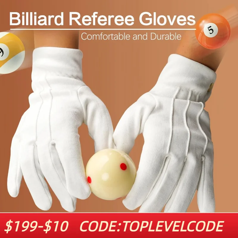 

Перчатки для бильярда, спортивные перчатки для рефери, белые 2 шт., перчатки для бильярда, удобные перчатки, профессиональные аксессуары для бильярда