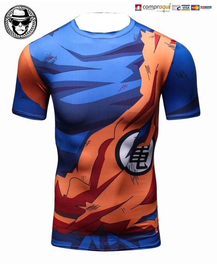 25/26 verão nova venda quente série dragon ball sun wukong super saiyan crianças/adultos mesma camiseta topo anime estilo harajuku