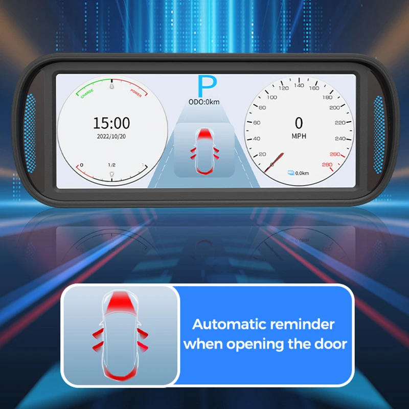 Hud Head-up Display For Tesla Model Y Speedometer Digital Dashboard Panel for Tesla Model 3 2019-2022 6.8'' HD IPS Touch Screen