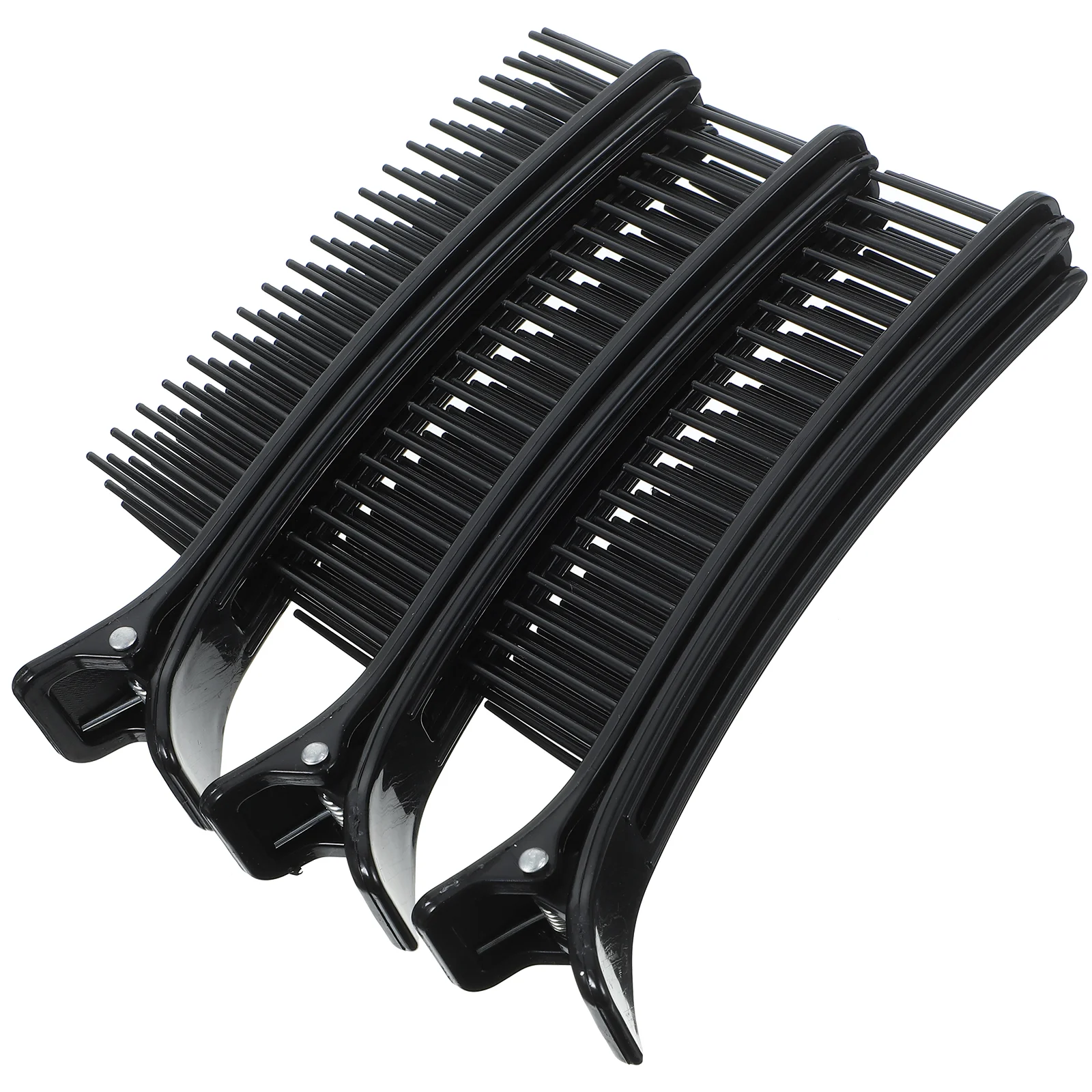 

3 Pcs Clips for Hair Salon Locating Coloring Comb Makeup Braiding Tools Root Curly Volume Rollers Bangs