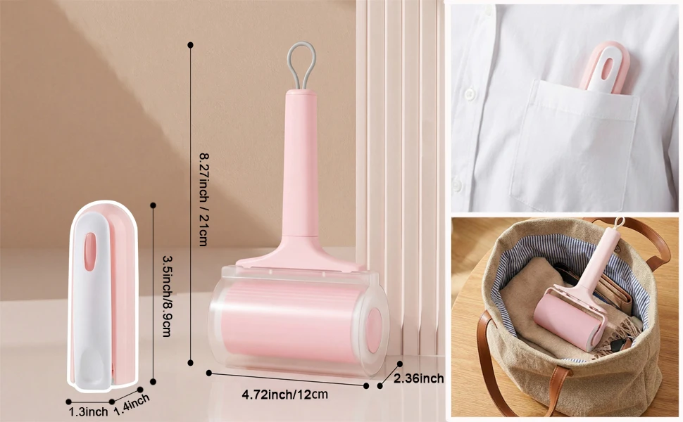 portable travel size lint roller