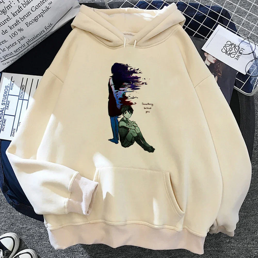 plus size Omori hoodies women 90s streetwear 2023 Korean style Hood pulls female harajuku pulls