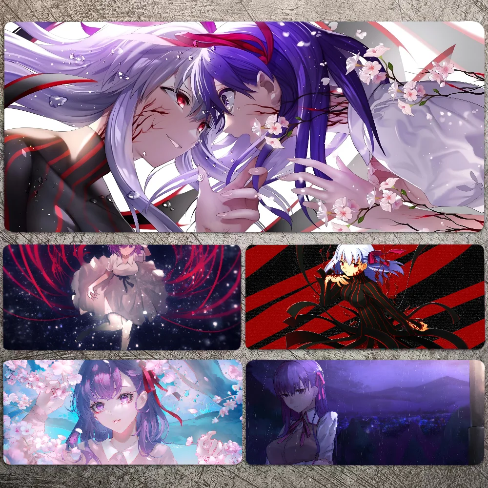 

1pc Matou Sakura Fate Non-slip Mouse Pad Suitable For Office Computers Laptops E-sports Game Desk Mats XXL Keyboard