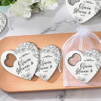 Vlastní 10-30ks magnetický otvírák na lahve s gravírovaným otvírákem na lahve pro svatební hostinu, suvenýr ve velkém 12 nejlepší prodej magnetické svatební dárky - №6