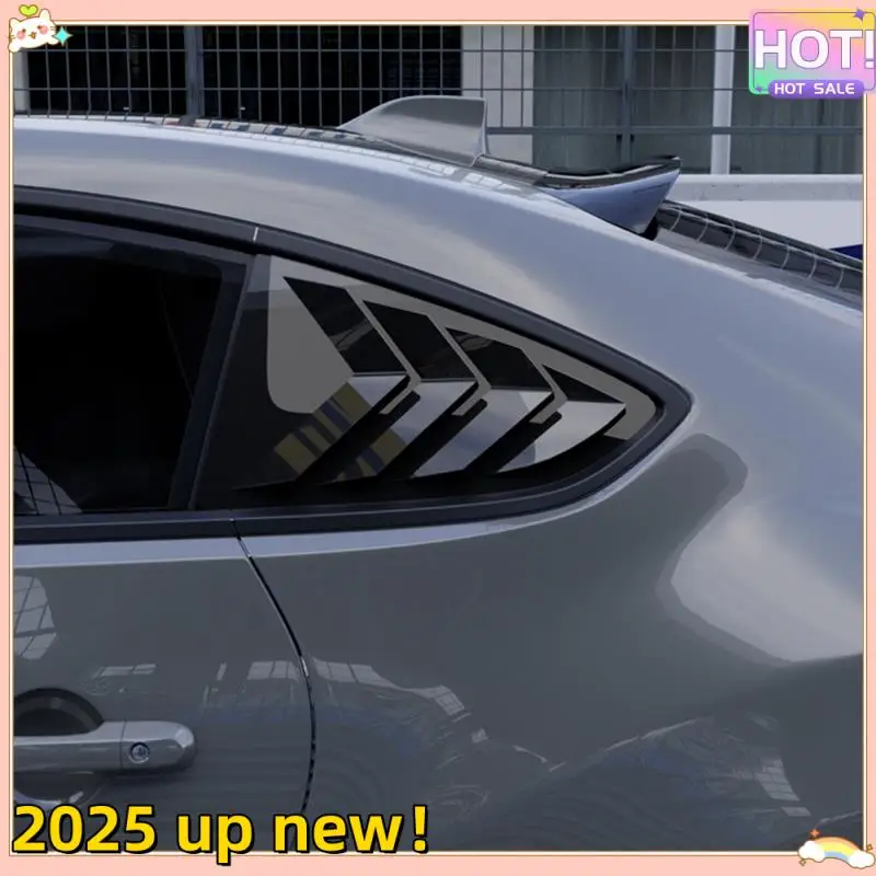 

Car Rear Triangular Window Louvers Shutters Blinds Cover Trim For Toyota GR86 Subaru BRZ 2022+ Glossy Black