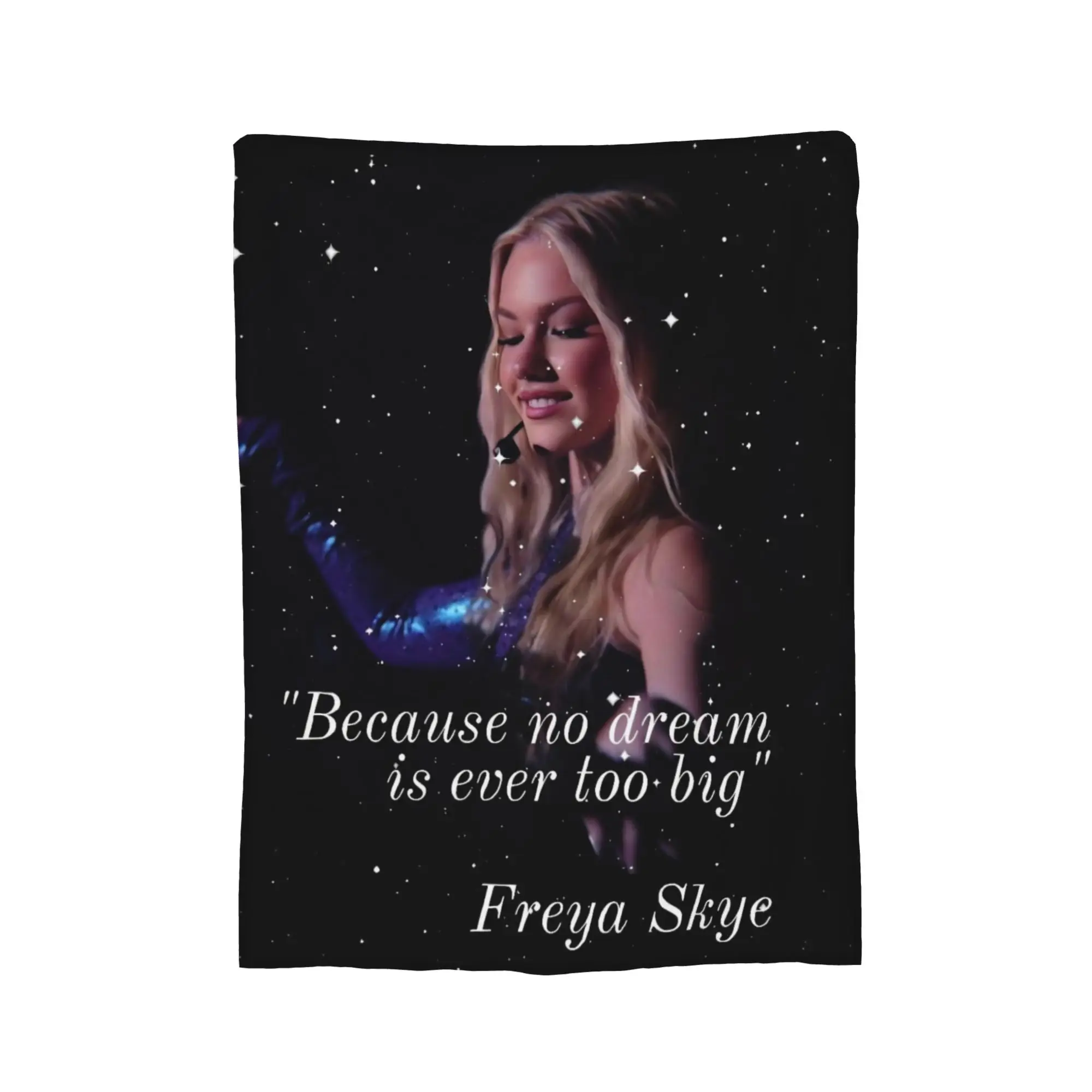 Freya Skye Singer Tour 2026 Blanket Multiple Sizes Warm Cozy Fluffy  Throw Blankets for Couch Sofa and Bed