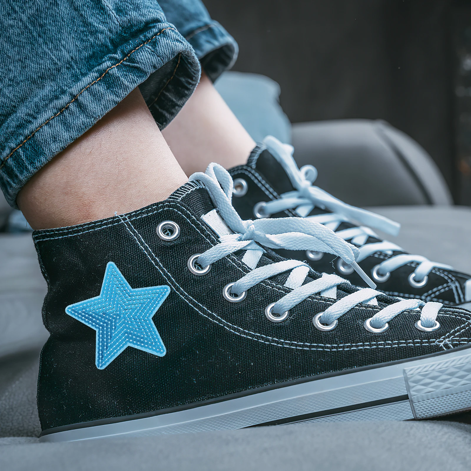 

Sequin Five pointed Star Patches 10 Pink Iron On Appliques Embellishments for Jeans Jackets Shirts Bags Hats Kids Clothes Repair