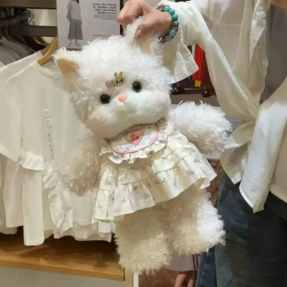 Creative Gift Cat Stuffed Animal Plush Pillow plush Emotional Support Fluffy Stuffed Cat Stuffed Soft Run Plush Toy Kids Gift