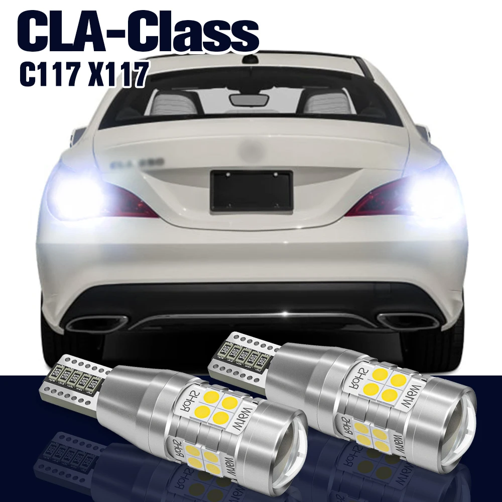 

Reverse Light 2x LED Bulb Backup Lamp For Mercedes Benz CLA Class C117 X117 Accessories 2012-2019 2014 2015 2016 2017 2018