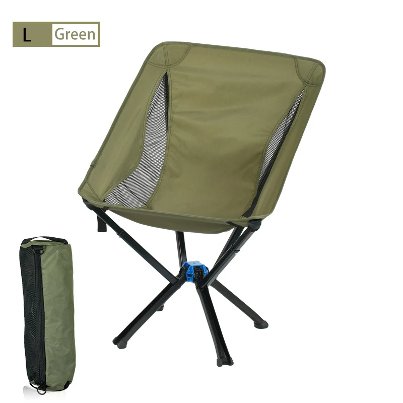 Small Foldable Portable Folding Camping Chair moon chair Outdoor Backpacking Picnic Travel chair Quick Open