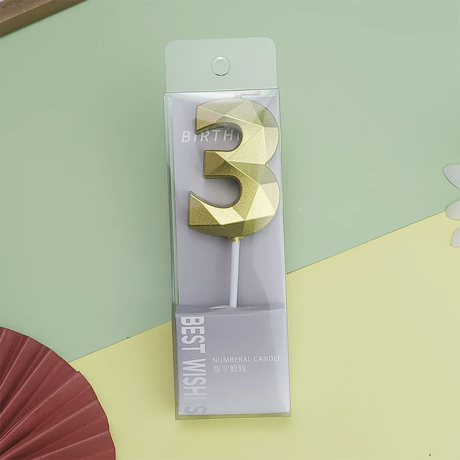 Goldene silbrige digitale Kerzen, verziert mit 0–9 Kuchenkerzen, alles Gute zum Geburtstag, Zahlenkerzen für die erste Geburtstagsfeier von Kindern – Detail 7