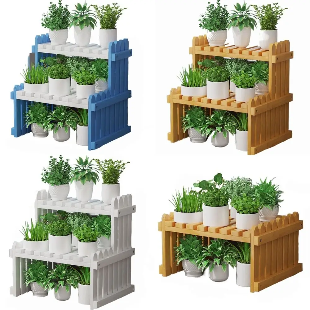 

Многослойная стойка для цветов, дышащая рамка для растений Phyllostachys Pubescens, антигнильная настольная стойка для растений, комнатных суккулентов