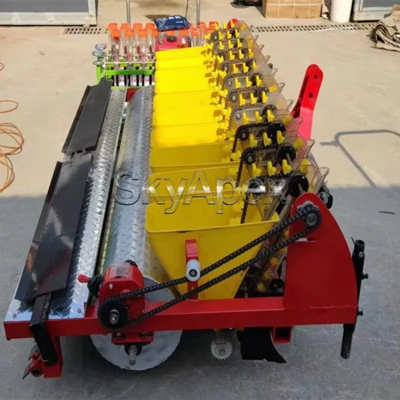 Hand Pushed Garlic Seeder Large Scale Continuous Sowing Flexible Adaptability Convenient For Planting Production Application Use